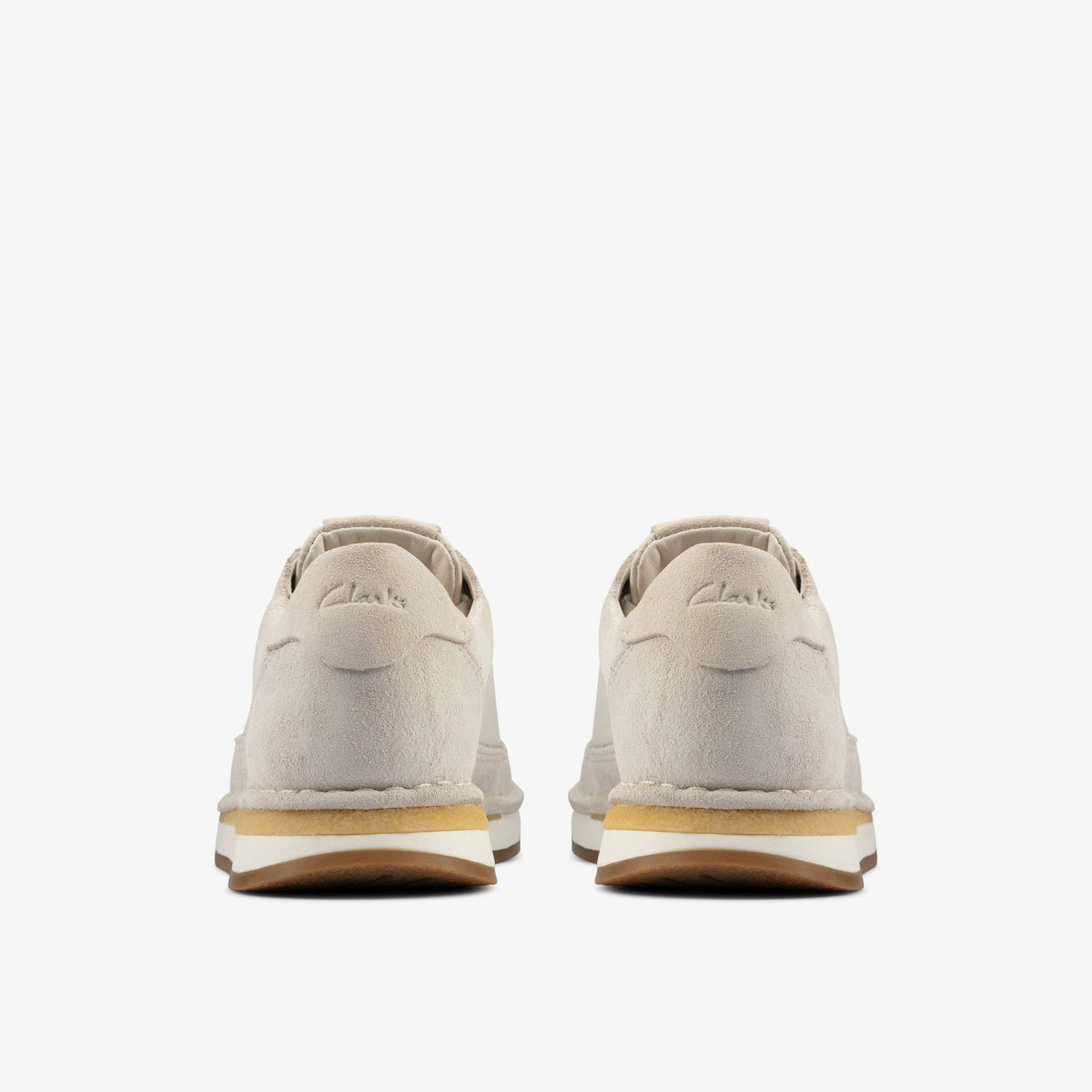 Craft Run Lace White Suede - Clarks Women