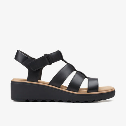 Jillian Quartz Black Leather - Clarks Women