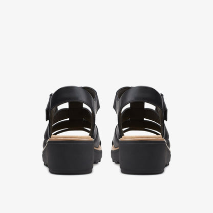 Jillian Quartz Black Leather - Clarks Women