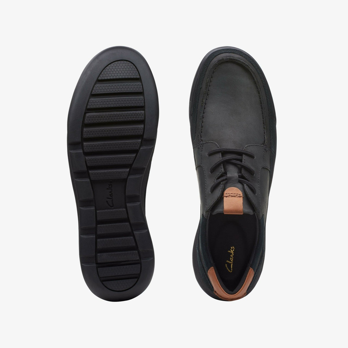 Ashcombe Craft Black Leather - Clarks Men