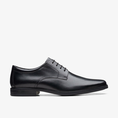 Howard Walk Black Leather - Clarks Men