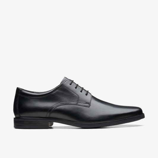 Howard Walk Black Leather - Clarks Men