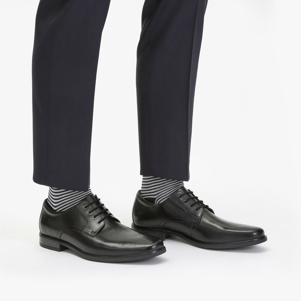 Howard Walk Black Leather - Clarks Men