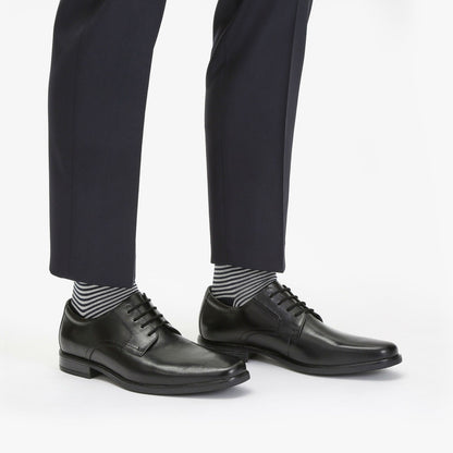 Howard Walk Black Leather - Clarks Men
