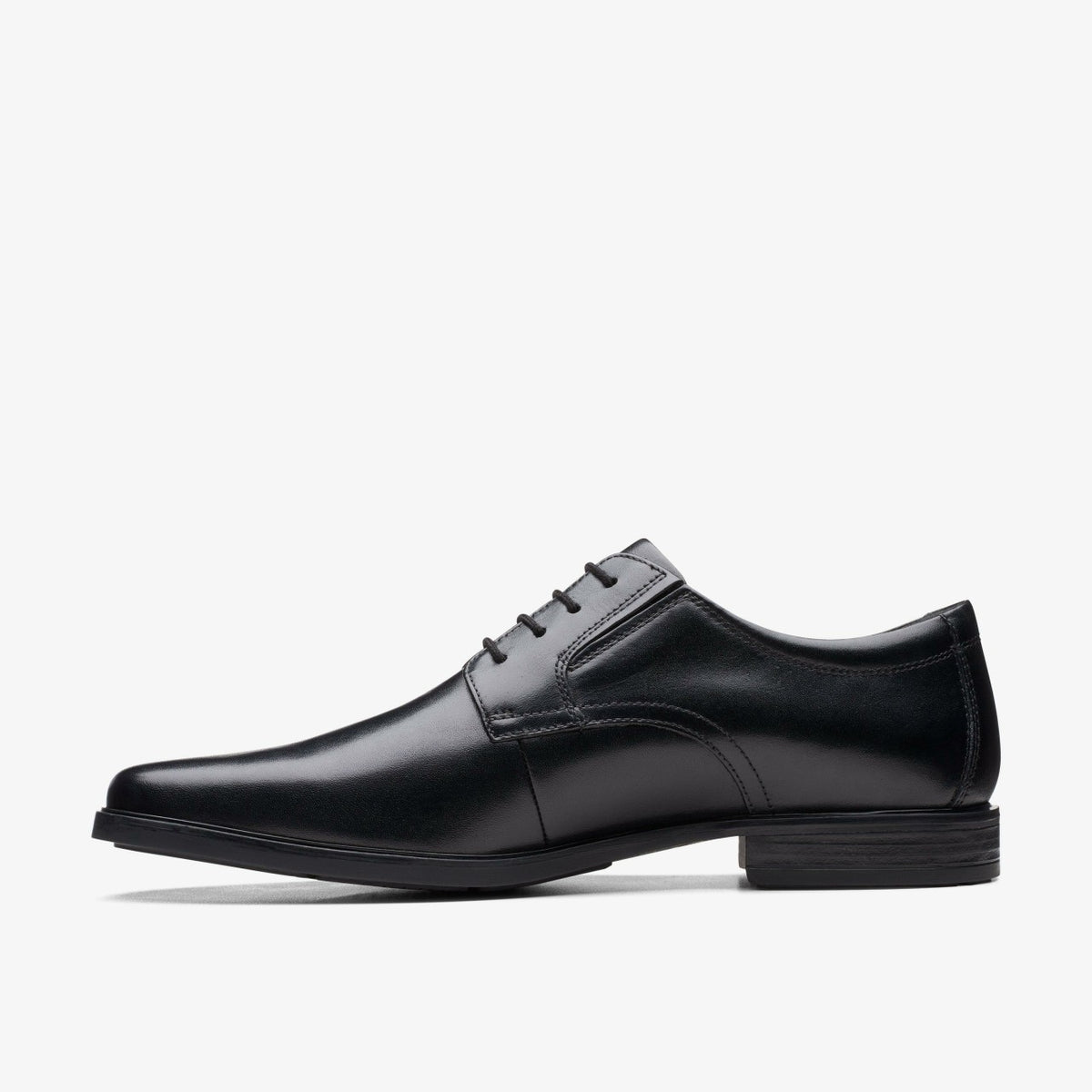 Howard Walk Black Leather - Clarks Men
