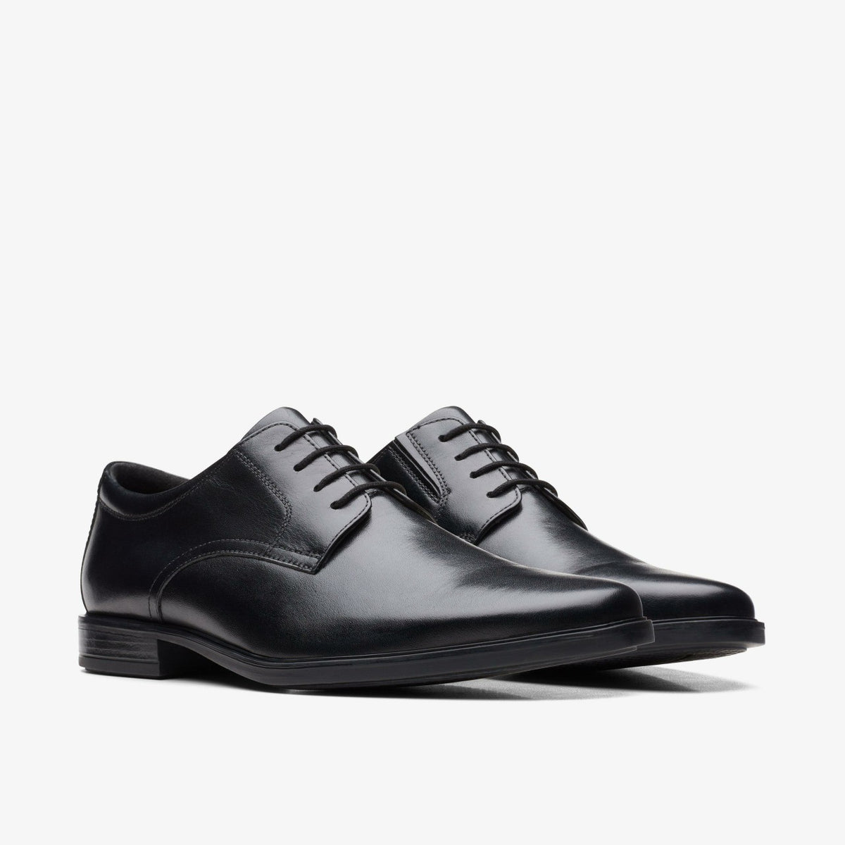 Howard Walk Black Leather - Clarks Men