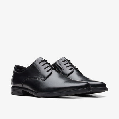 Howard Walk Black Leather - Clarks Men
