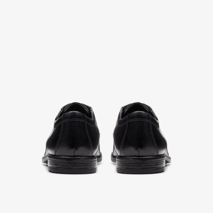 Howard Walk Black Leather - Clarks Men