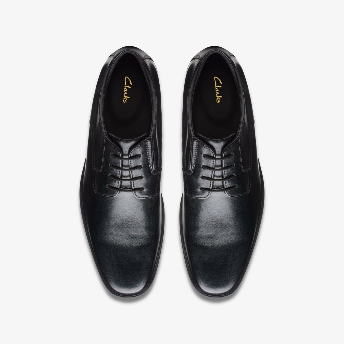 Howard Walk Black Leather - Clarks Men