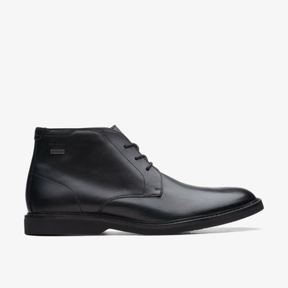Atticus LT Hi GORE-TEX Black Leather - Clarks Men