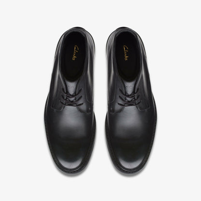 Atticus LT Hi GORE-TEX Black Leather - Clarks Men