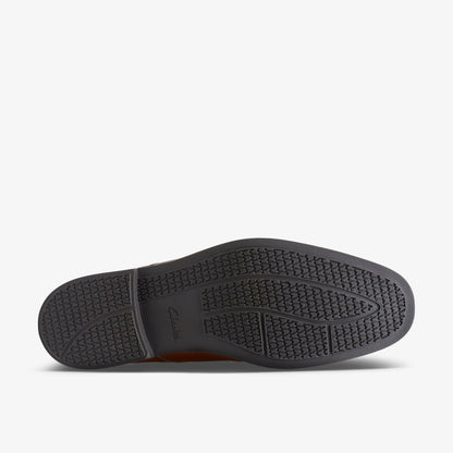 Howard Walk Dark Tan Leather - Clarks Men