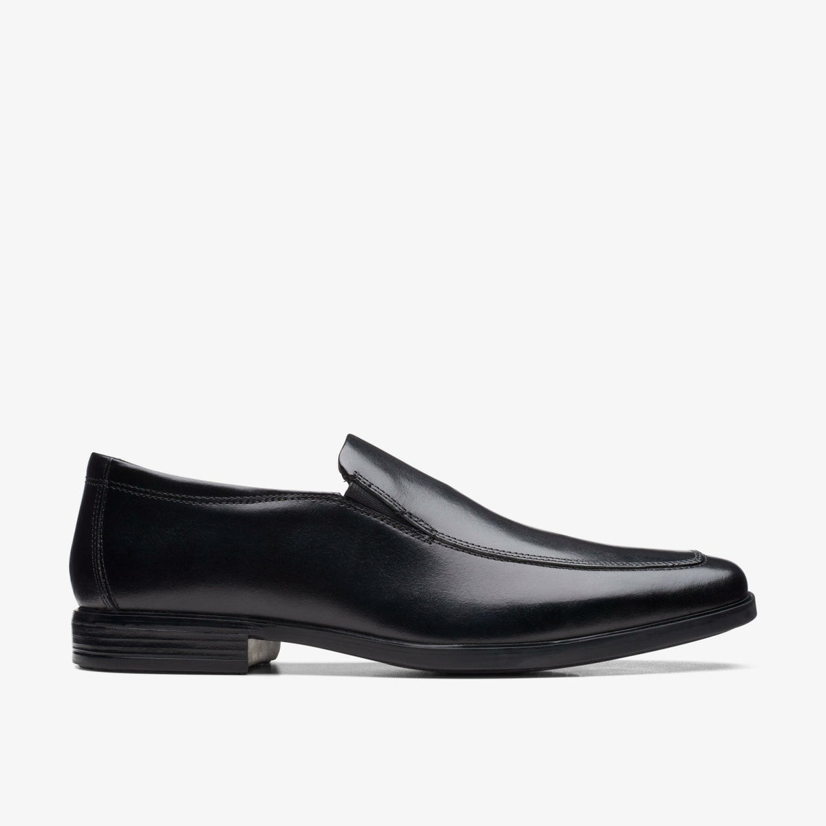 Howard Edge Loafer Black Leather - Clarks Men