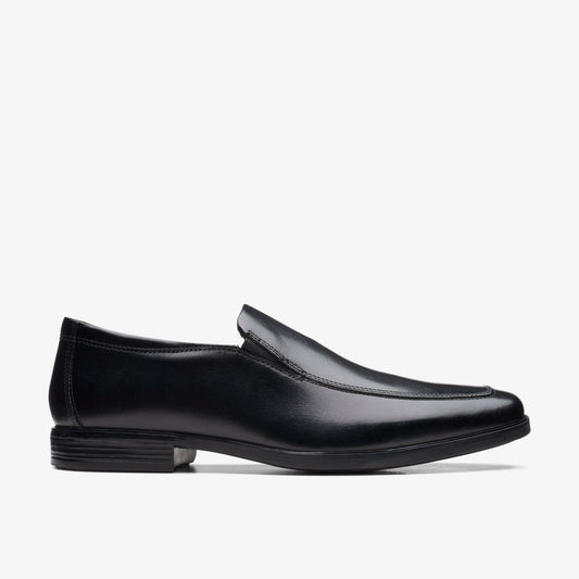 Howard Edge Loafer Black Leather - Clarks Men