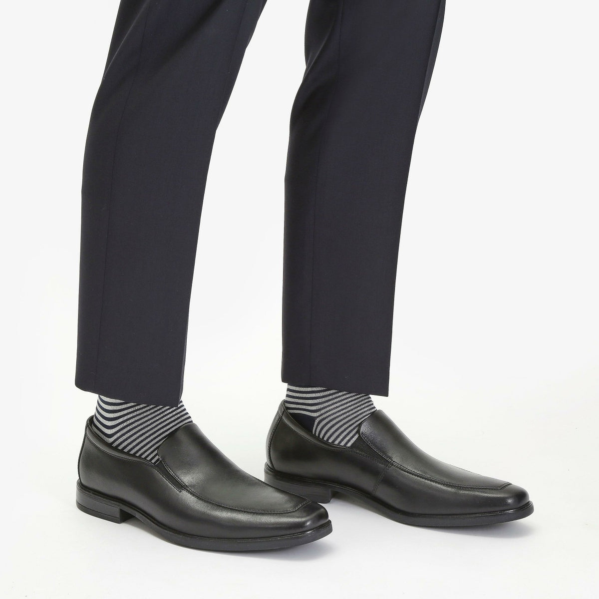Howard Edge Loafer Black Leather - Clarks Men
