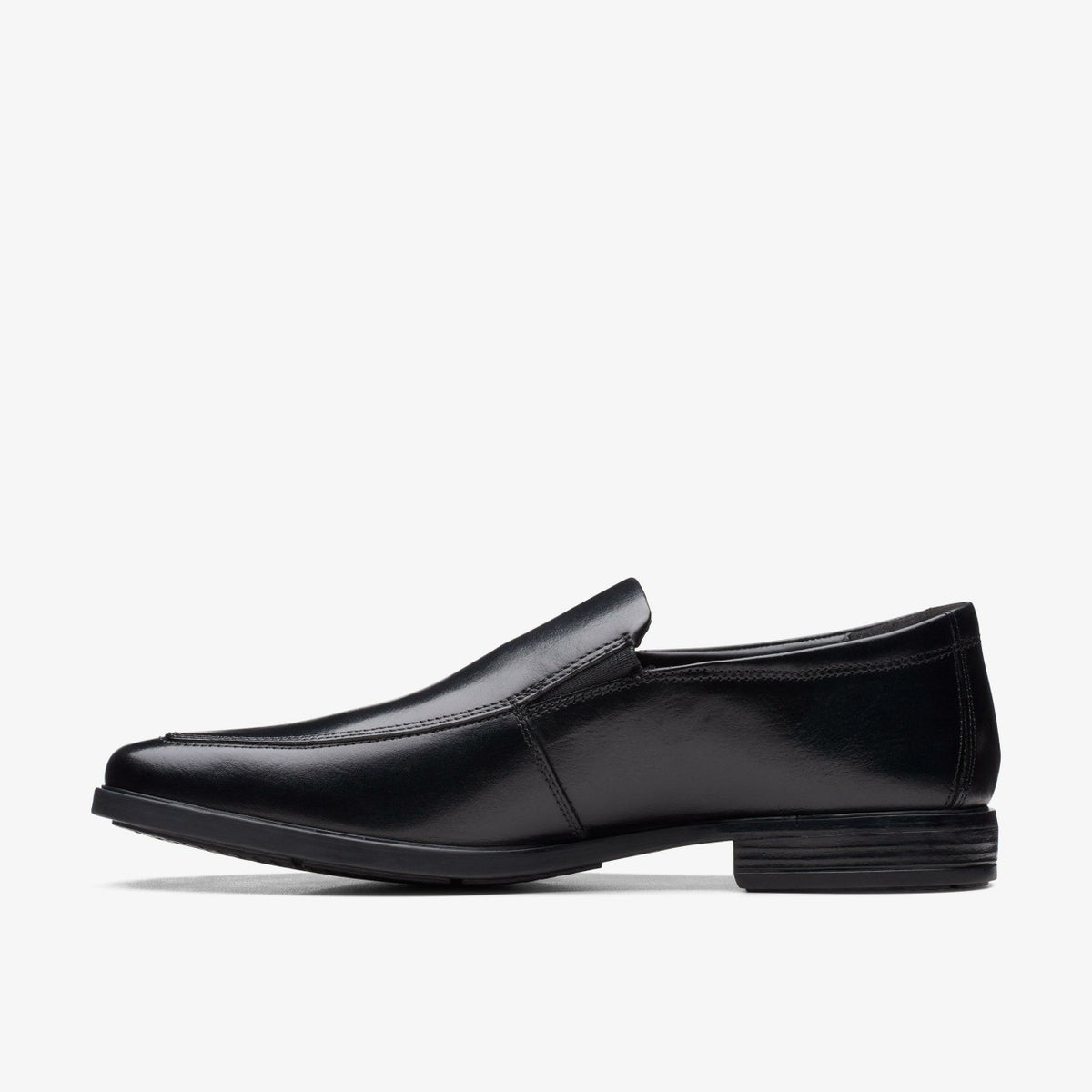 Howard Edge Loafer Black Leather - Clarks Men