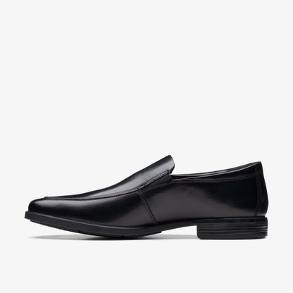 Howard Edge Loafer Black Leather - Clarks Men