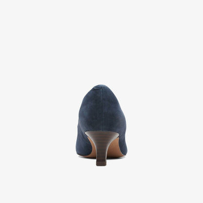 Shondrah Jade Navy Suede - Clarks Women