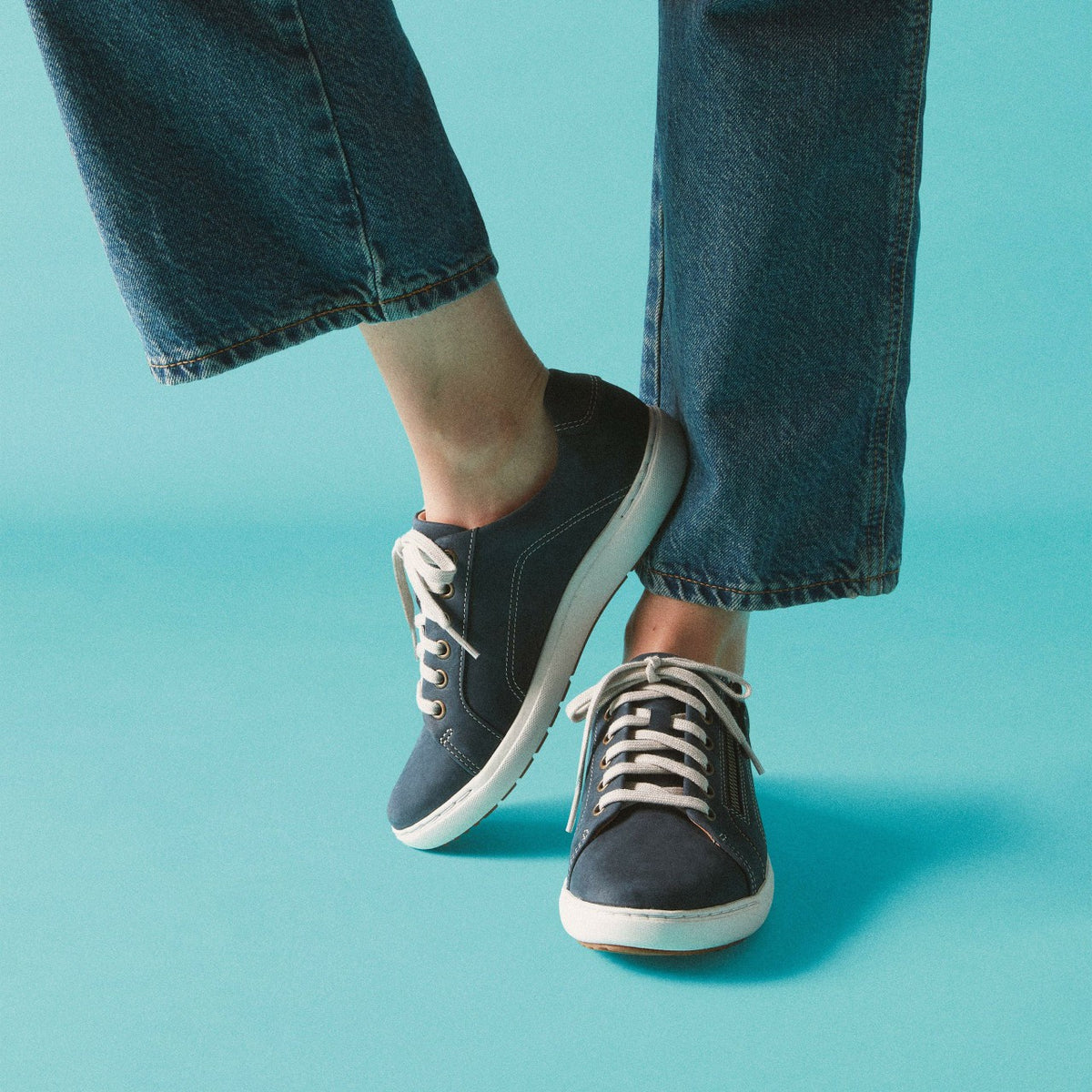Nalle Lace Navy Nubuck - Clarks Women