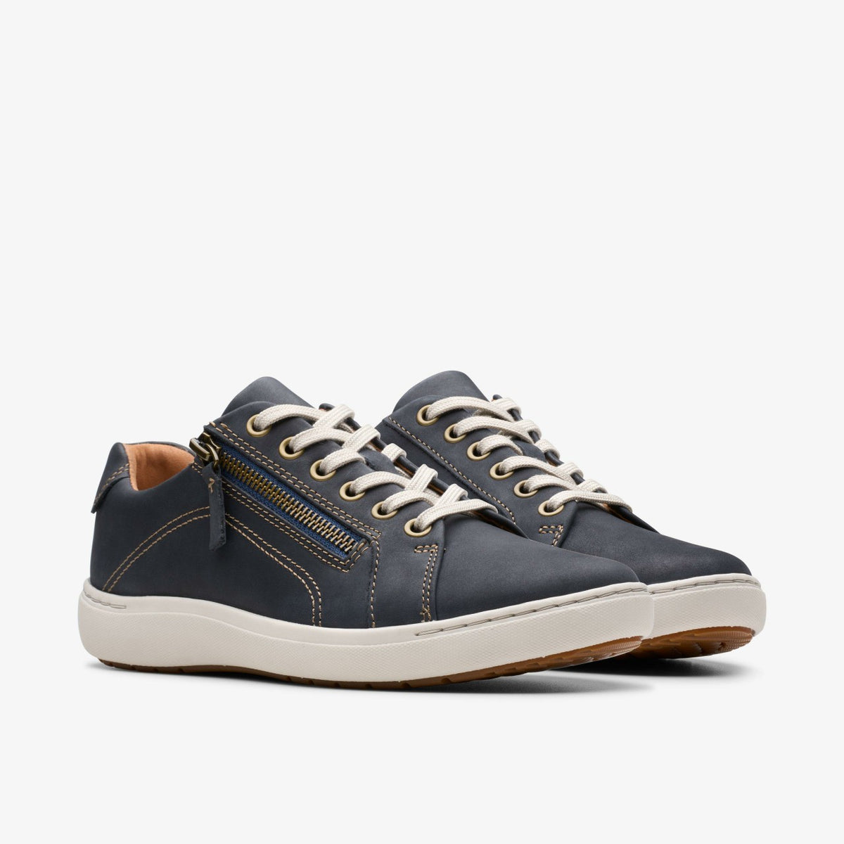 Nalle Lace Navy Nubuck - Clarks Women