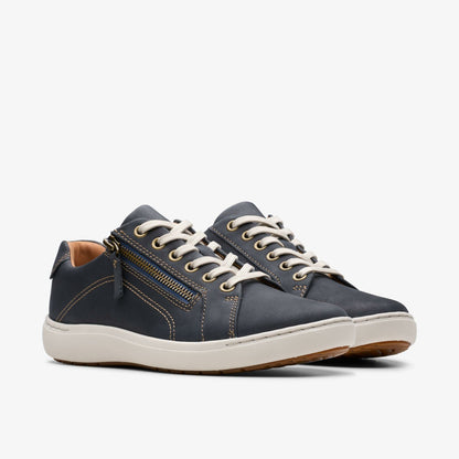 Nalle Lace Navy Nubuck - Clarks Women