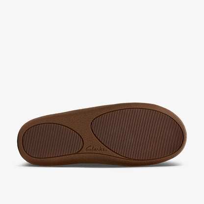 Home Mocc Slipper Tan Suede - Clarks Men