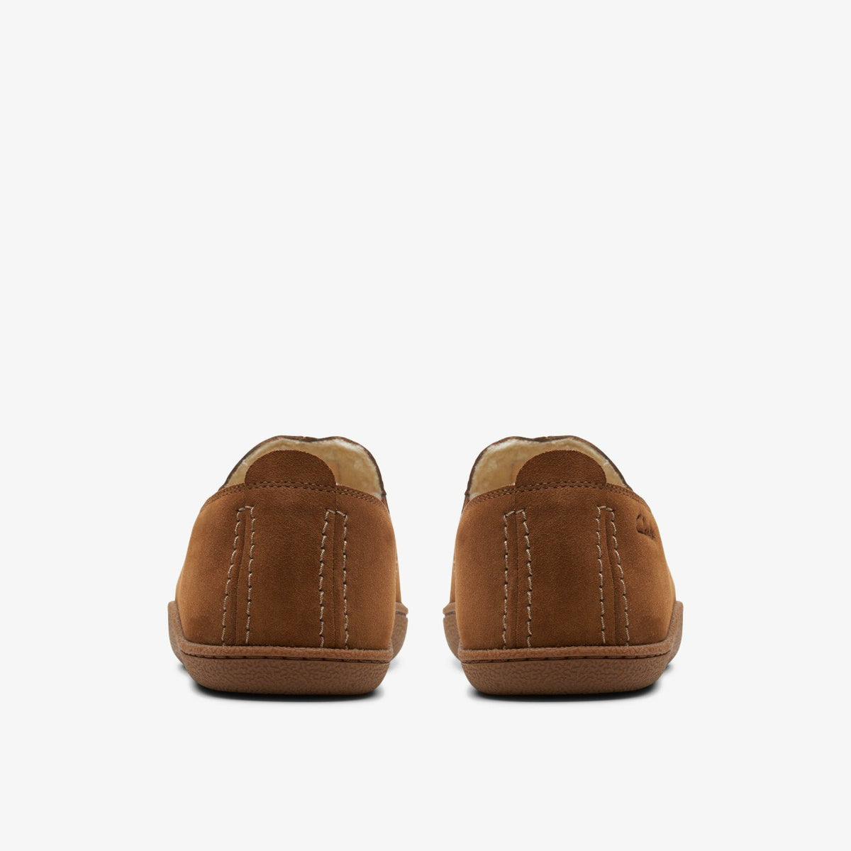 Home Mocc Slipper Tan Suede - Clarks Men