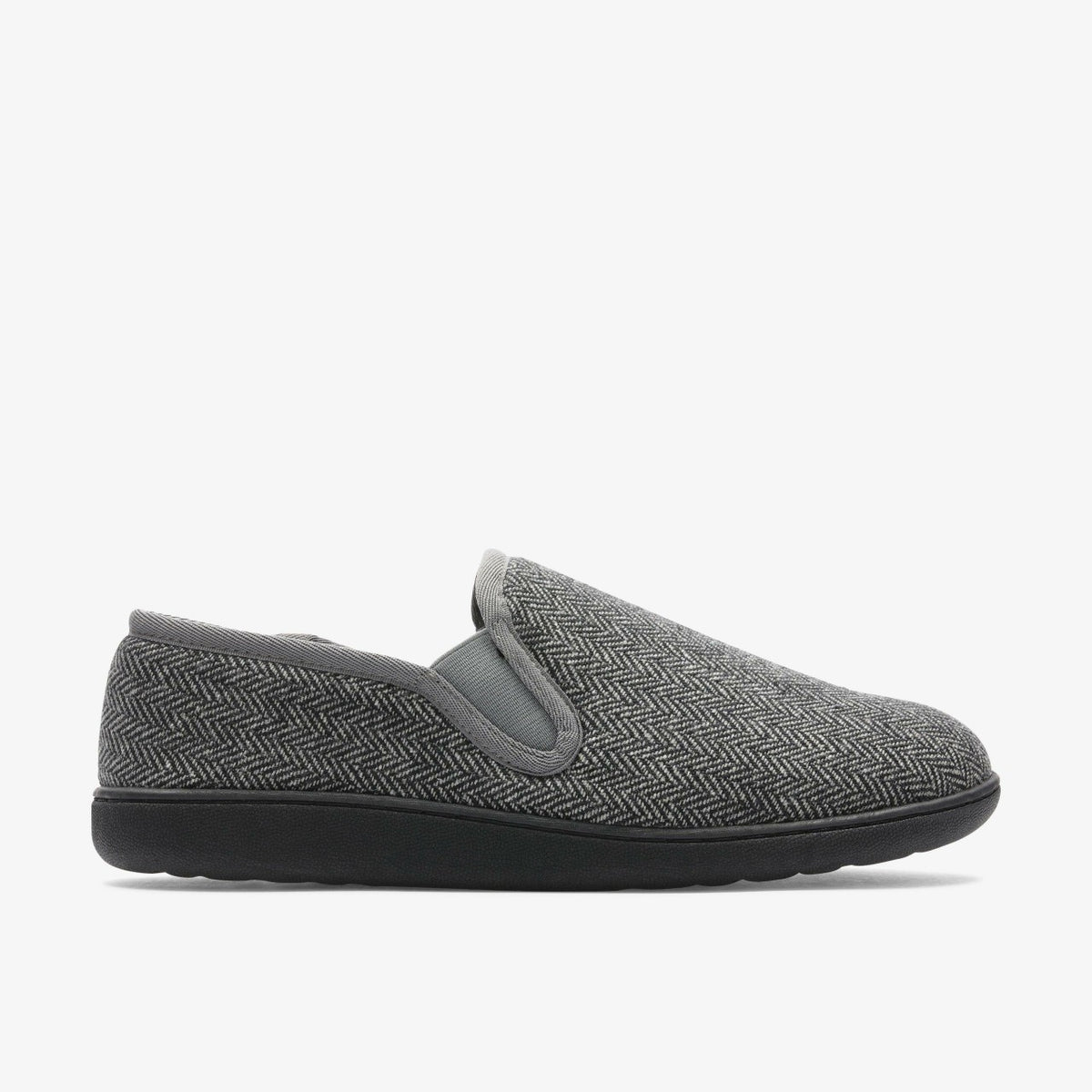 King Ease Dark Grey Interest - Clarks Men