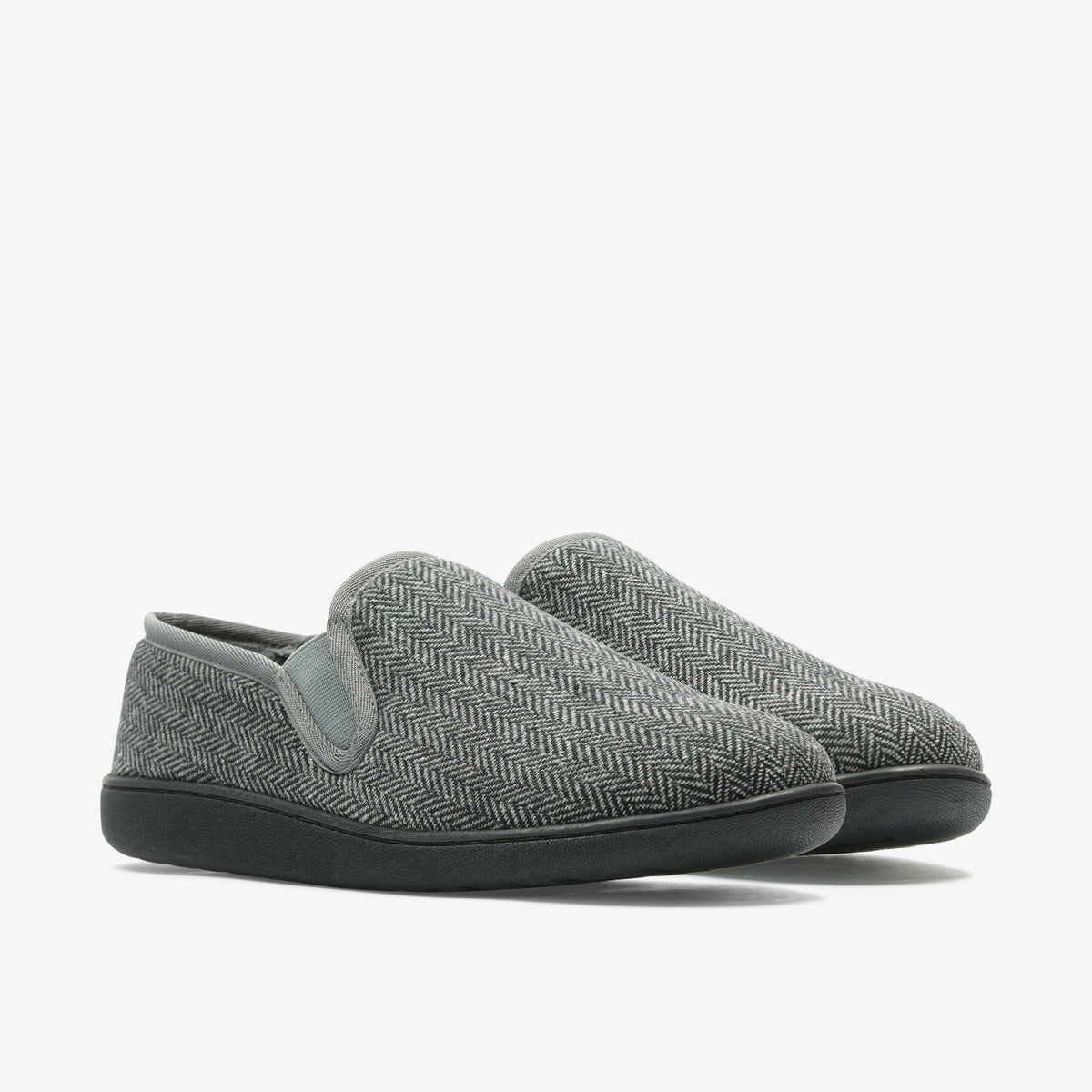 King Ease Dark Grey Interest - Clarks Men