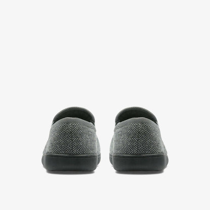 King Ease Dark Grey Interest - Clarks Men