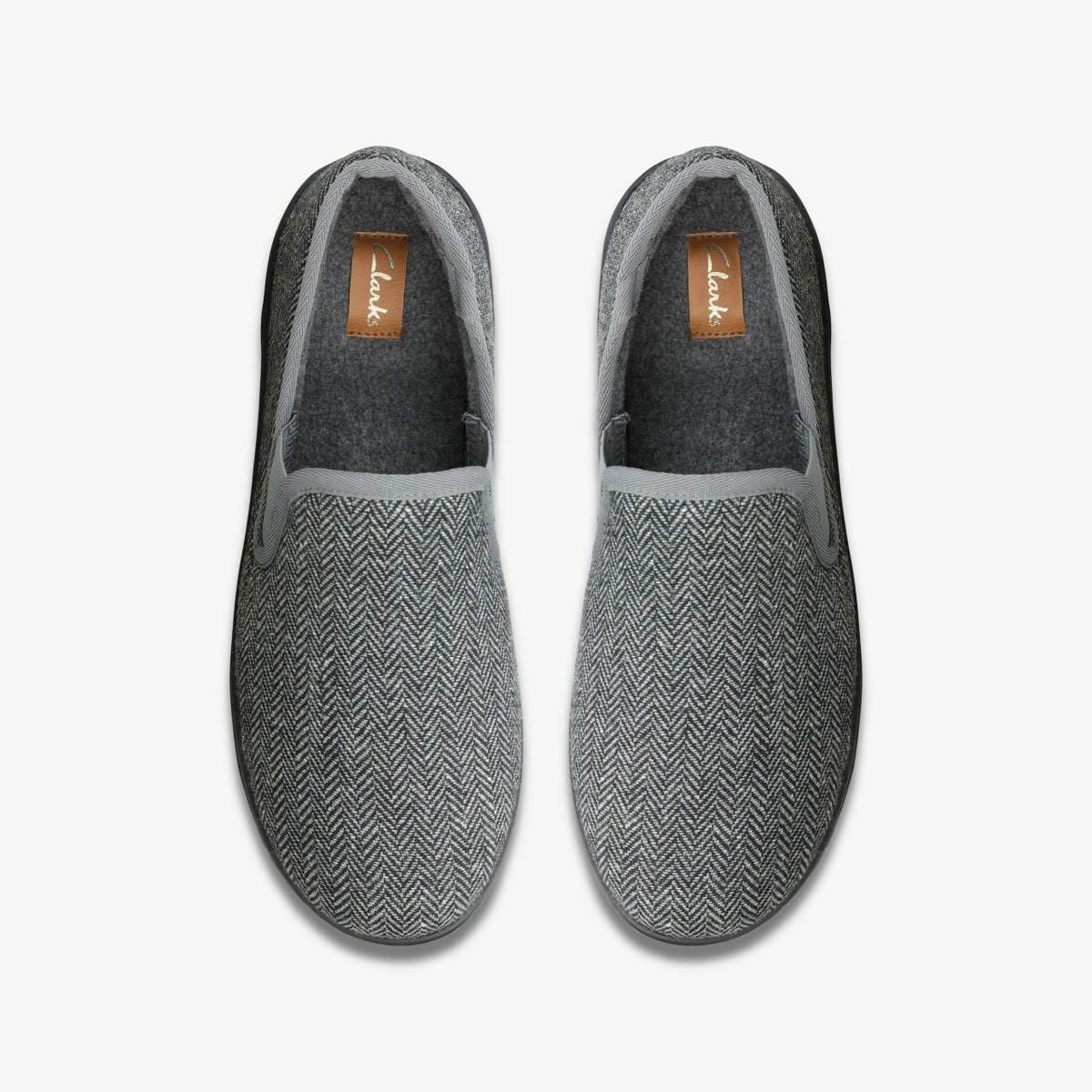 King Ease Dark Grey Interest - Clarks Men