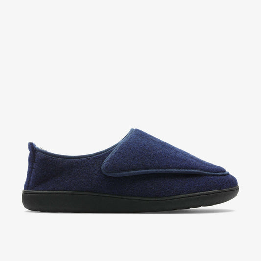 King Riptape Slipper Navy - Clarks Men
