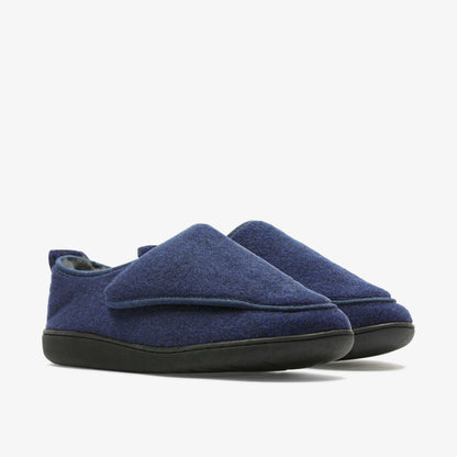 King Riptape Slipper Navy - Clarks Men