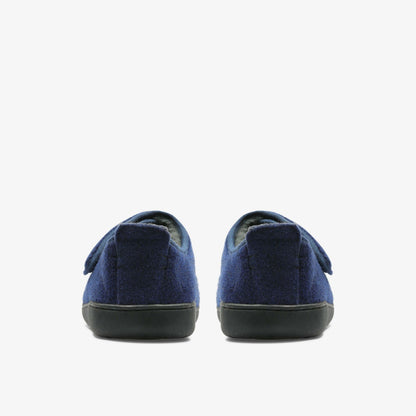 King Riptape Slipper Navy - Clarks Men