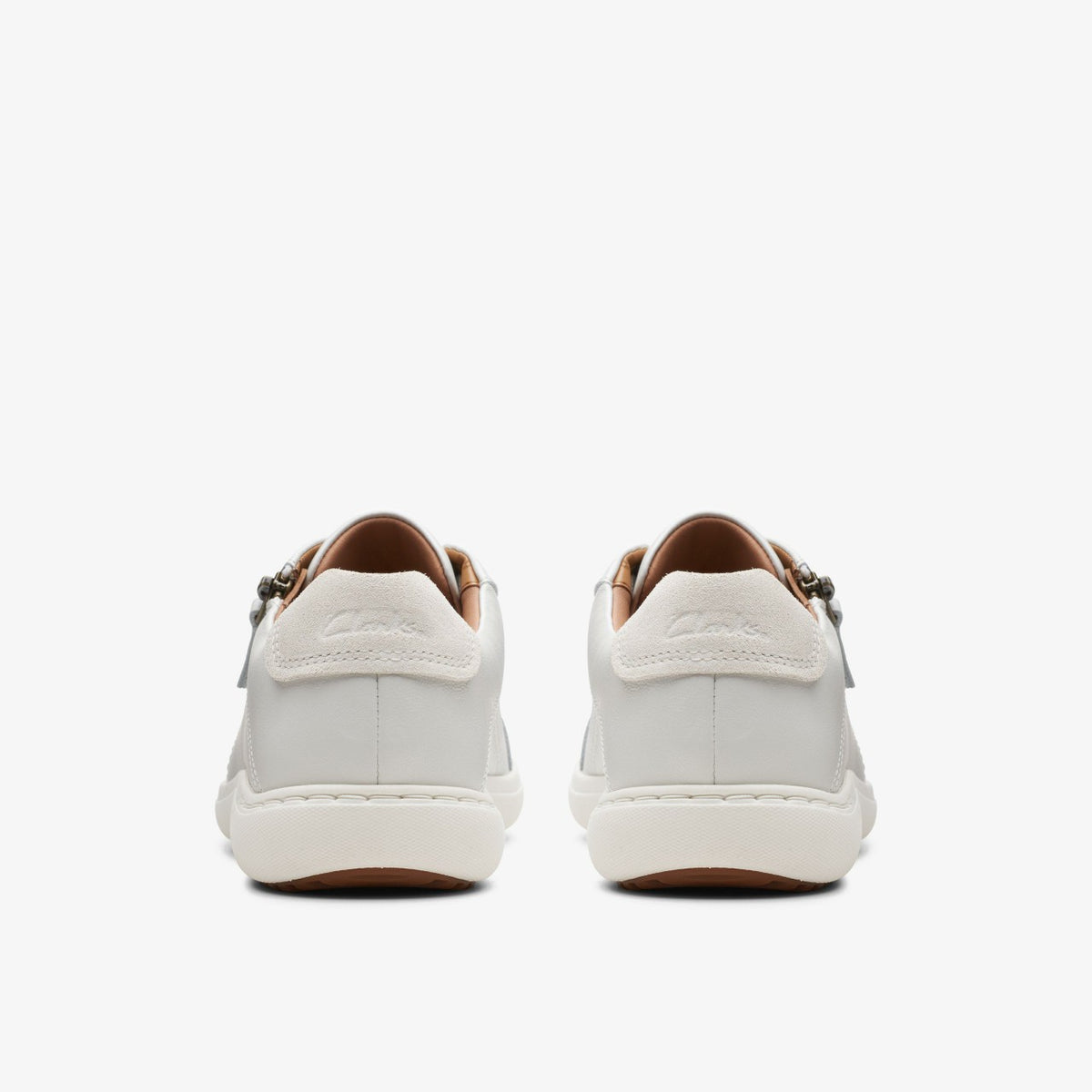 Nalle Lace White Leather - Clarks Women