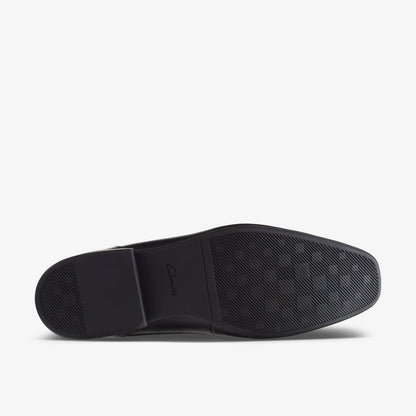 Sidton Lace Black Leather - Clarks Men