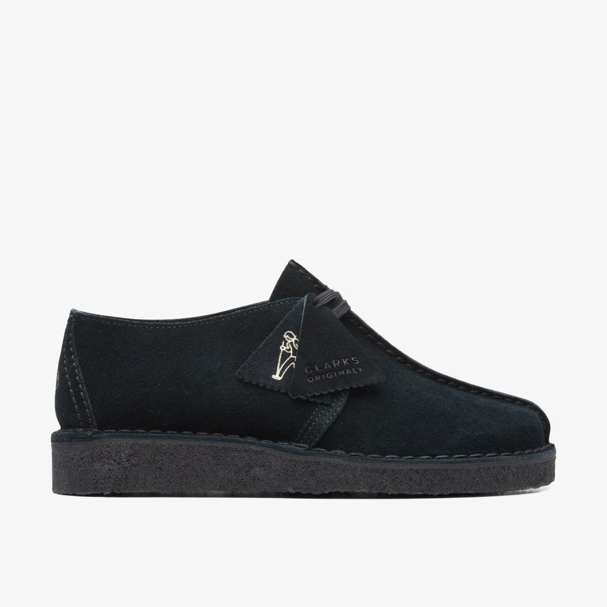 Desert Trek Black Suede - Clarks Women