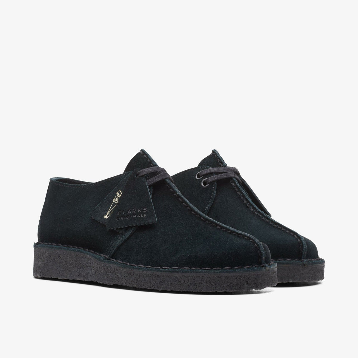 Desert Trek Black Suede - Clarks Women