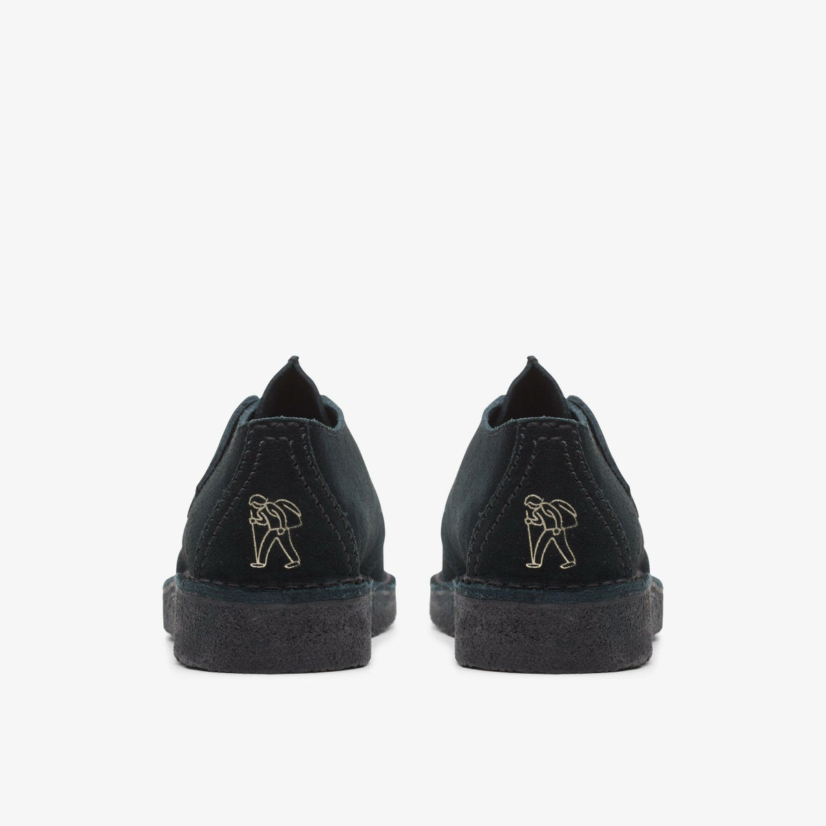 Desert Trek Black Suede - Clarks Women