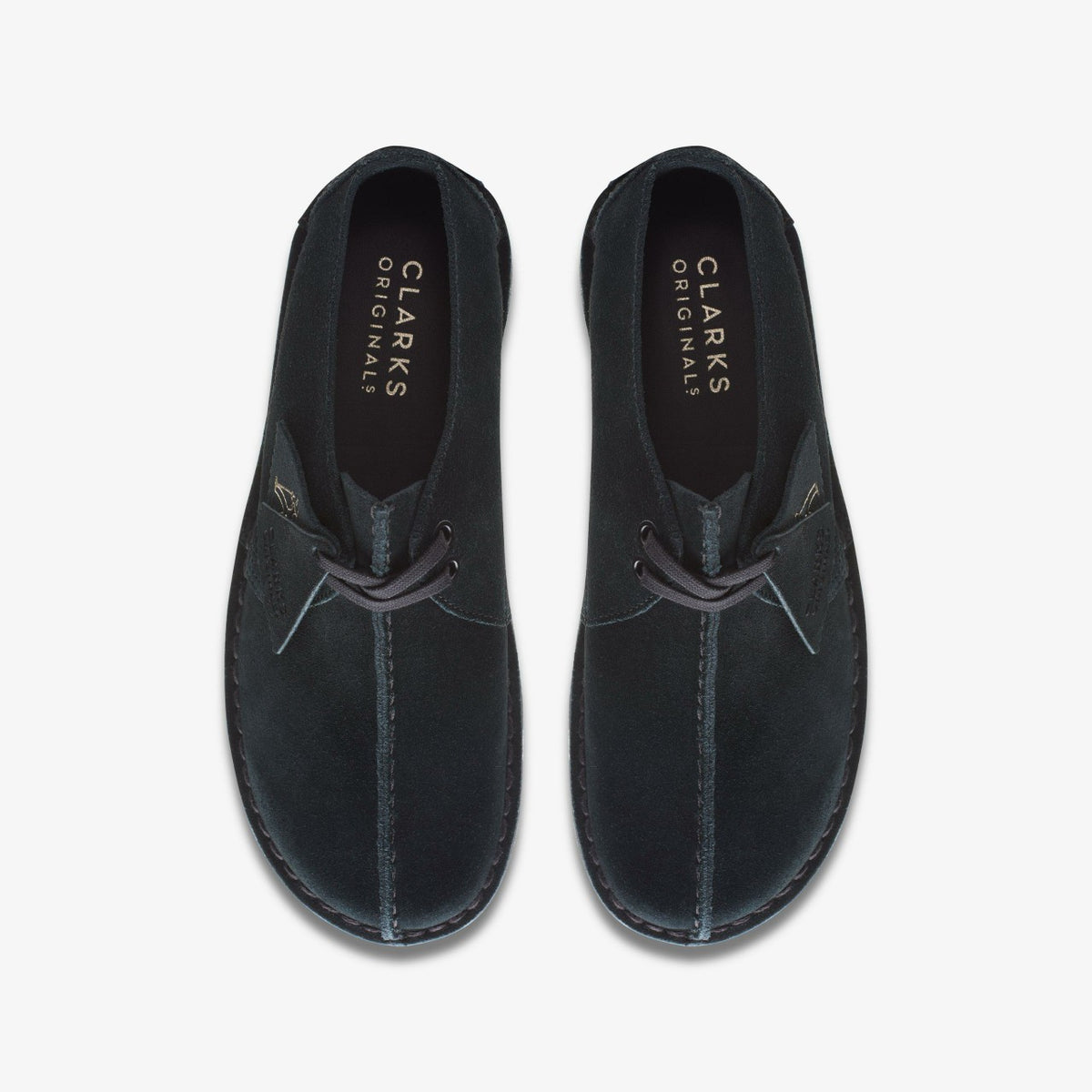 Desert Trek Black Suede - Clarks Women