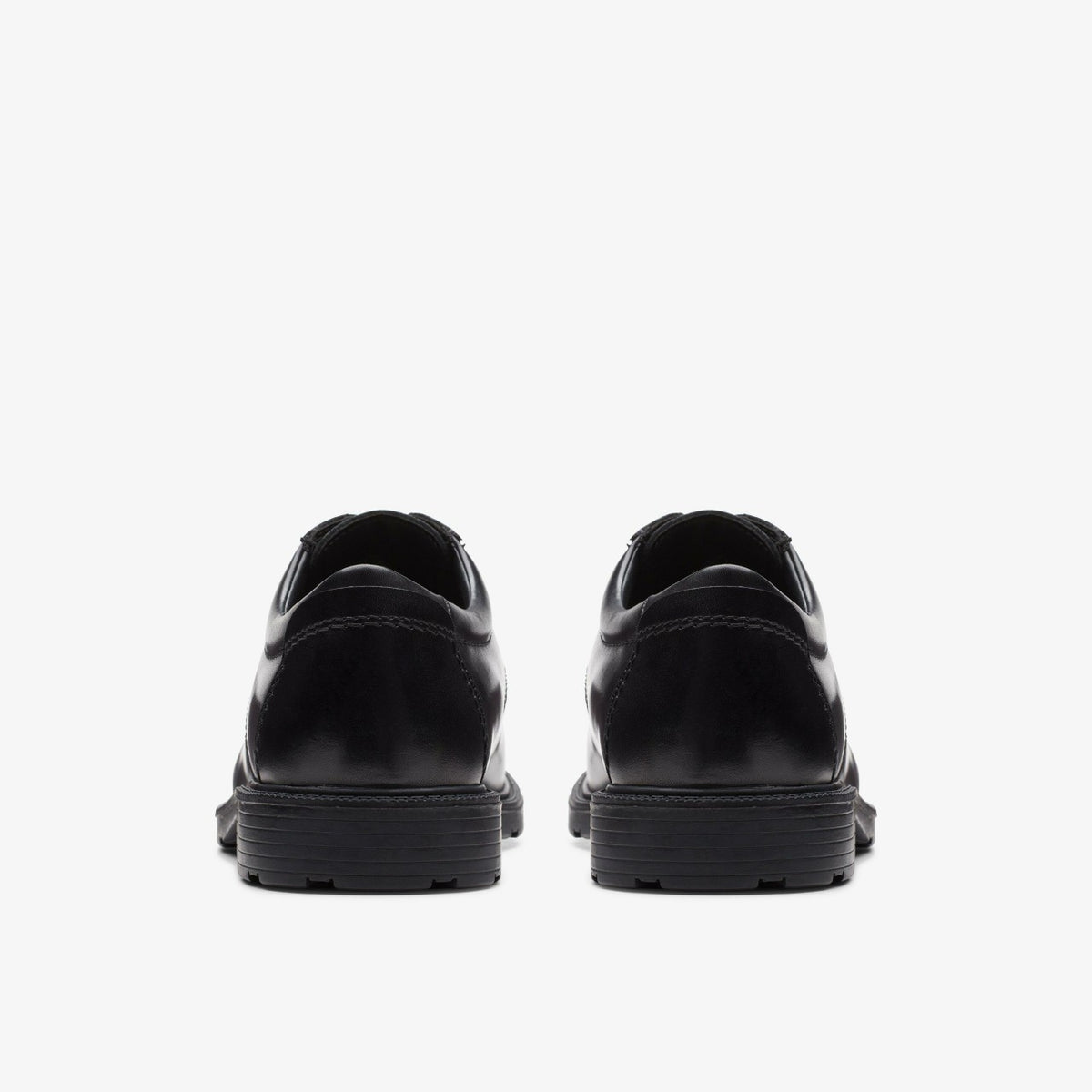 Kerton Lace Black Leather - Clarks Men