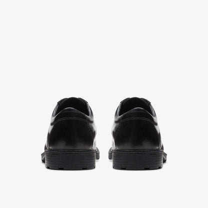 Kerton Lace Black Leather - Clarks Men