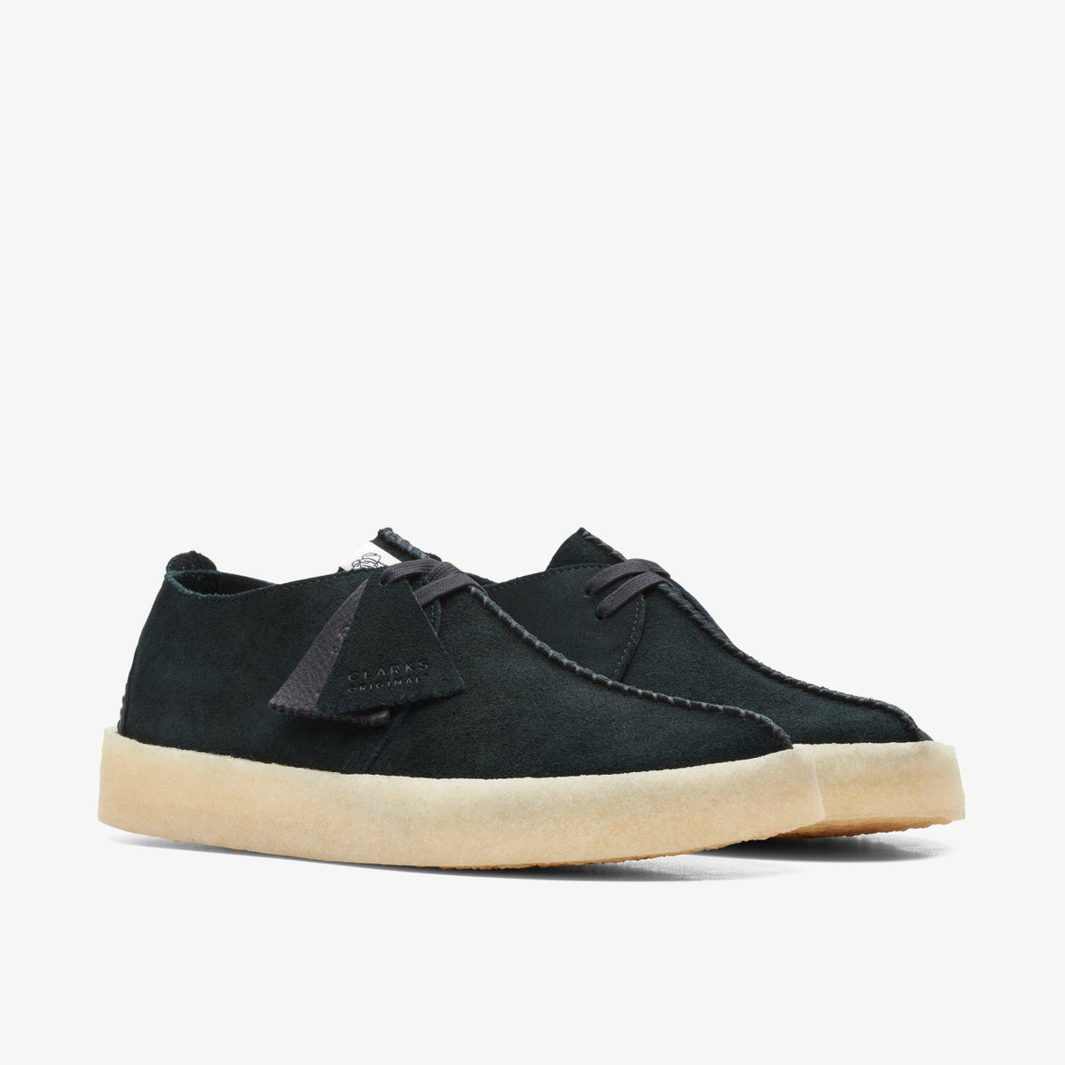 Trek Cup Black Suede - Clarks Men