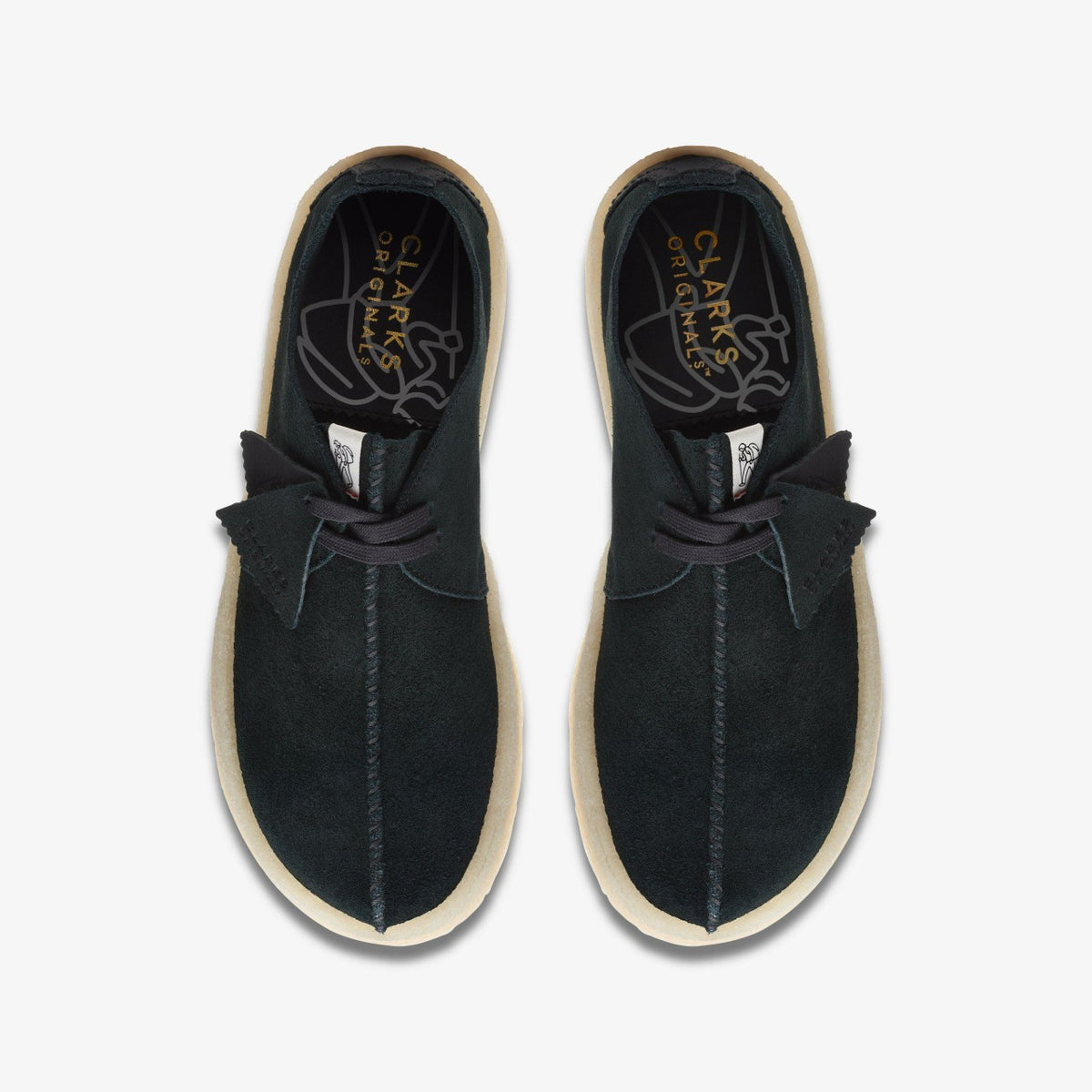 Trek Cup Black Suede - Clarks Men