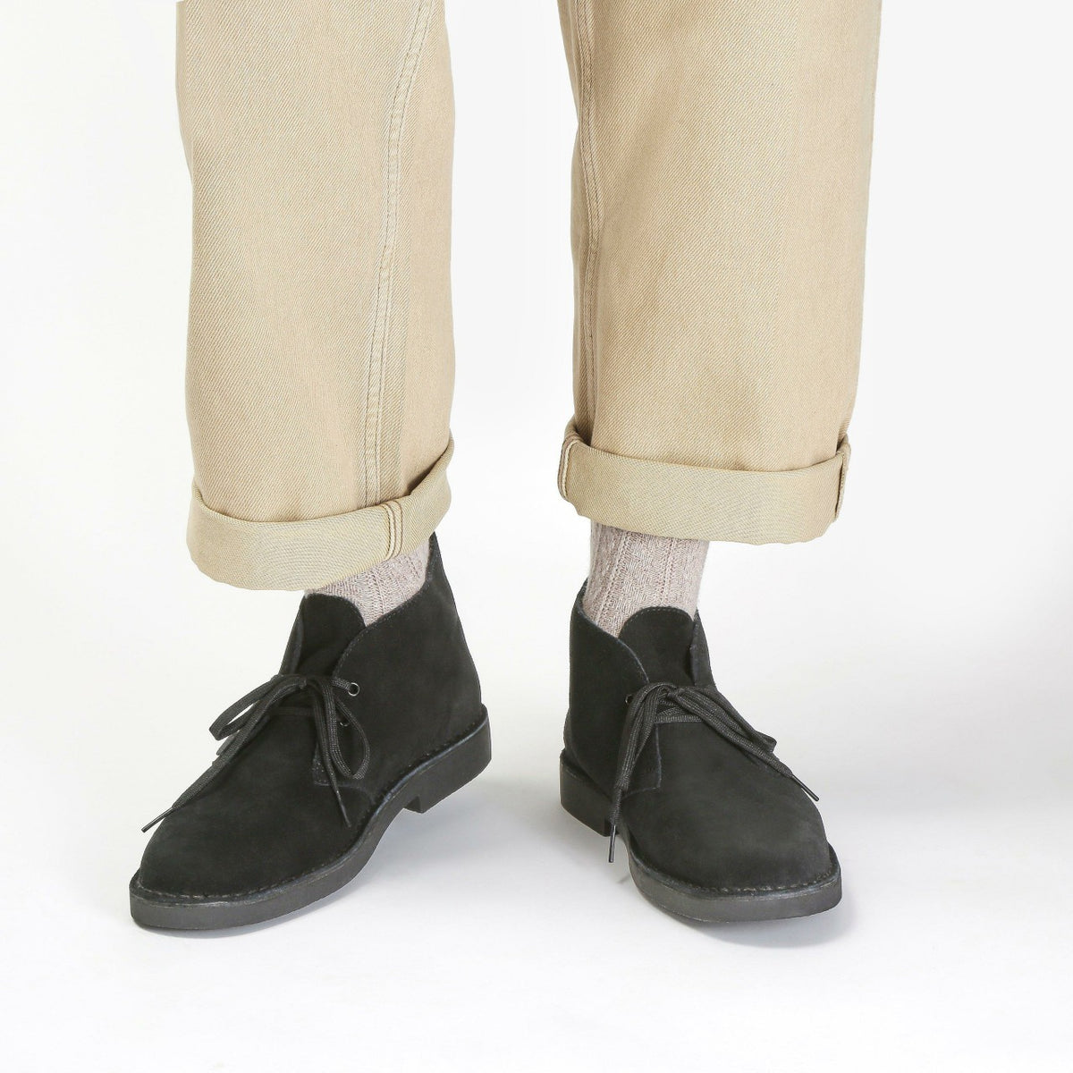 Desert Boot Evo Black Suede - Clarks Men