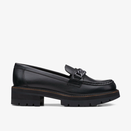 Orianna Edge Black Leather - Clarks Women