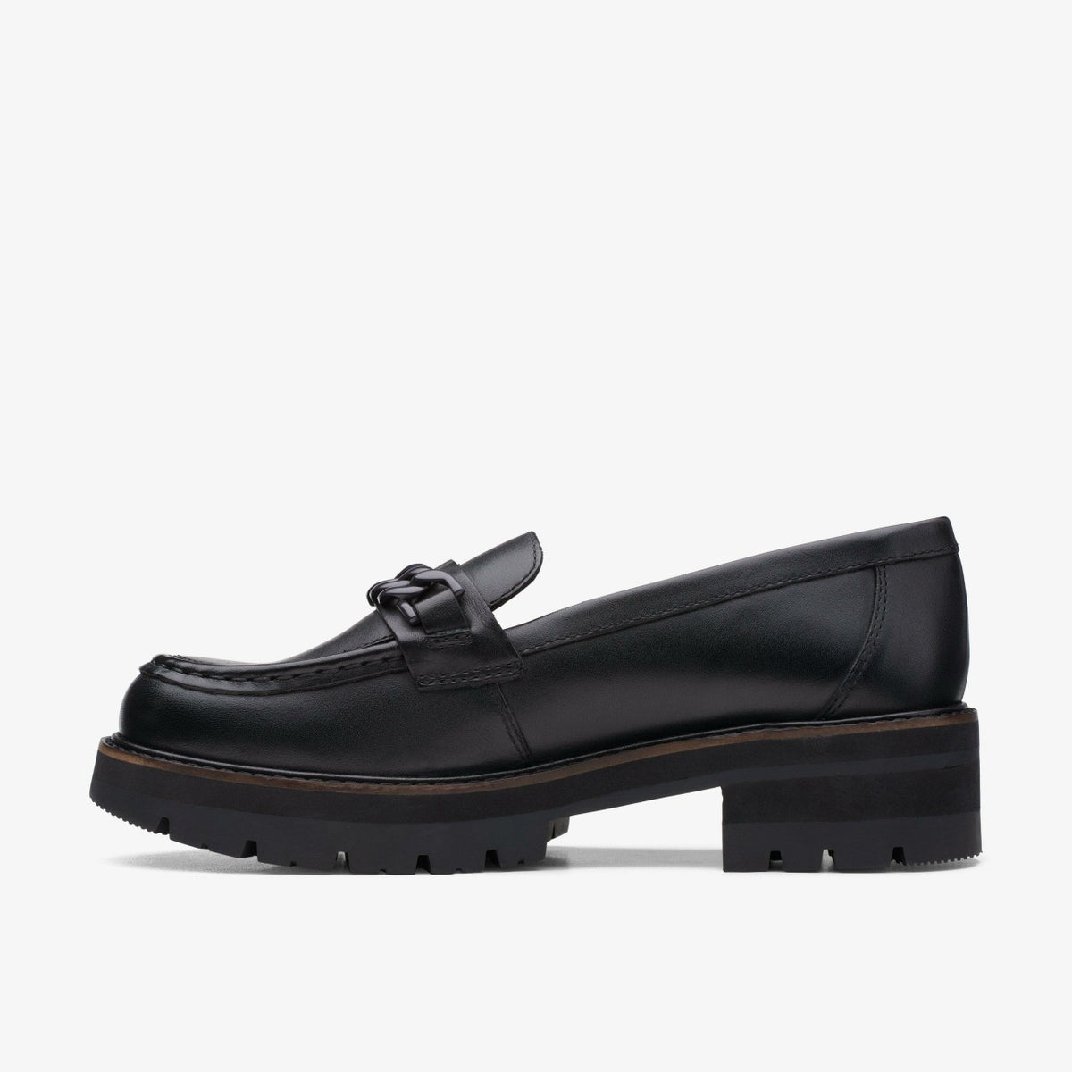 Orianna Edge Black Leather - Clarks Women