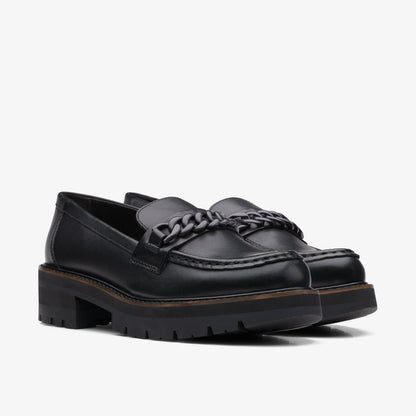 Orianna Edge Black Leather - Clarks Women