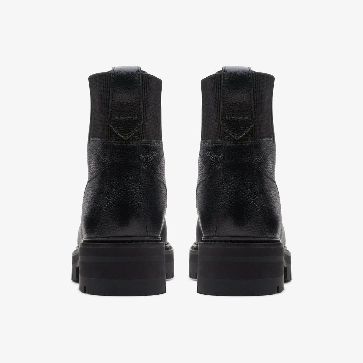 Orianna Mid Black Warmlined Leather - Clarks Women