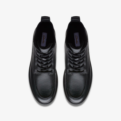 Orianna Mid Black Warmlined Leather - Clarks Women